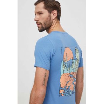 Columbia tricou din bumbac Rapid Ridge barbati, cu imprimeu, 1934824