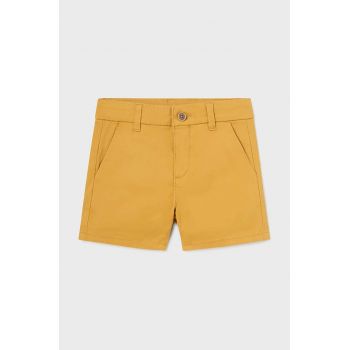 Mayoral pantaloni scurti bebe culoarea galben