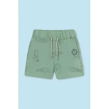 Mayoral pantaloni scurti bebe culoarea verde