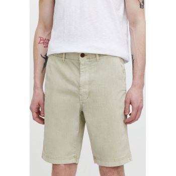 Superdry pantaloni scurti barbati, culoarea bej