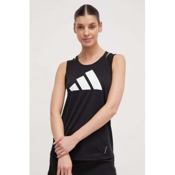 adidas Performance top pentru alergat Run It culoarea negru IN0118