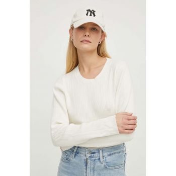 G-Star Raw pulover din amestec de lana femei, culoarea bej ieftin