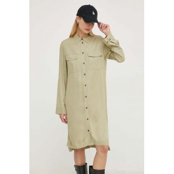 Marc O'Polo rochie culoarea verde, mini, drept