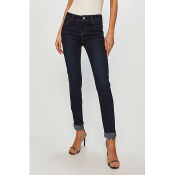 Morgan Jeans femei culoarea albastru marin ieftini