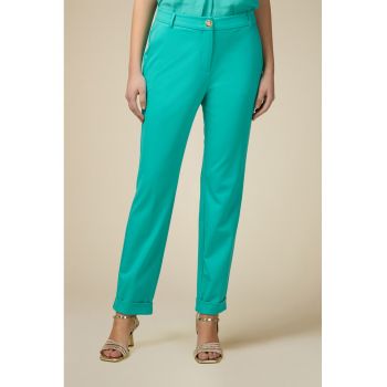 Pantaloni eleganti cu talie inalta