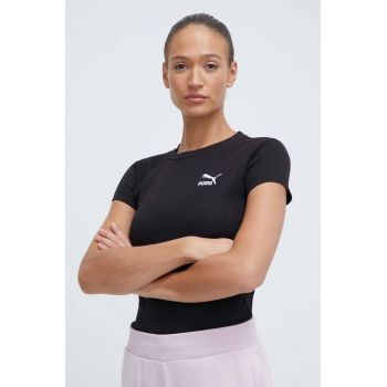 Puma tricou femei, culoarea negru 624825