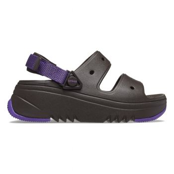 Sandale Crocs Classic Hiker Xscape Sandal Maro - Espresso/Neon Purple