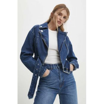Answear Lab geaca jeans femei, de tranzitie ieftina