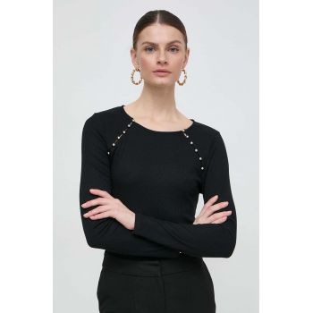 Morgan longsleeve femei, culoarea negru