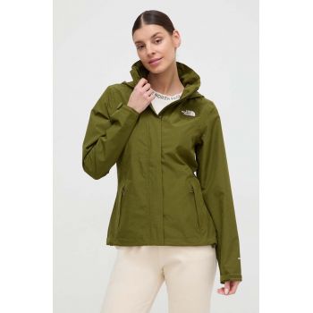 The North Face jacheta de exterior Sangro culoarea verde