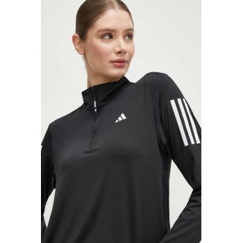 adidas Performance hanorac de jogging Own The Run culoarea negru, cu imprimeu IK7440