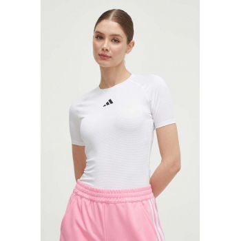 adidas Performance tricou de ciclism culoarea alb IP9960