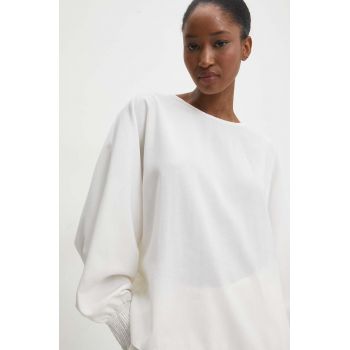 Answear Lab bluza femei, culoarea bej, neted de firma originala