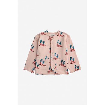 Bobo Choses cardigan din bumbac pentru copii culoarea roz, light de firma original