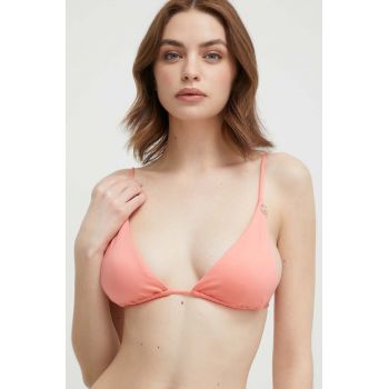 BOSS sutien de baie culoarea roz, cupa usor rigidizata