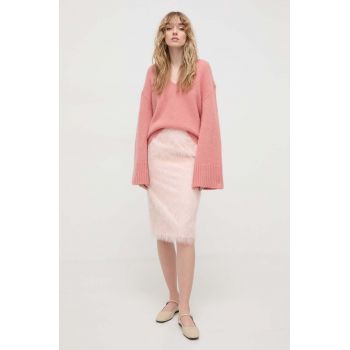 By Malene Birger pulover de lana femei, culoarea roz