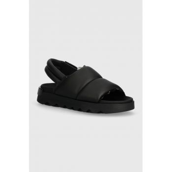 Sorel sandale de piele VIIBE SLINGBACK femei, culoarea negru, 2069941010 Sorel sandale de piele VIIBE SLINGBACK femei, culoarea negru, 2069941010