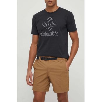 Columbia pantaloni scurți outdoor Landroamer culoarea maro 2072721 de firma originali