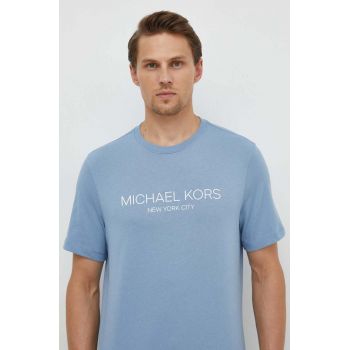 Michael Kors tricou din bumbac barbati, cu imprimeu de firma original