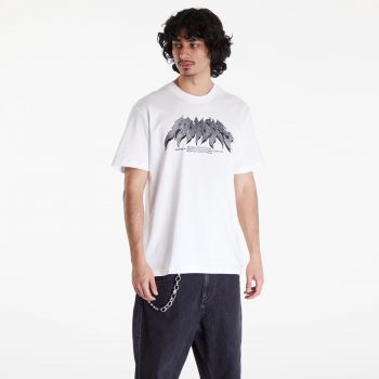 adidas Flames Conc Short Sleeve Tee White la reducere