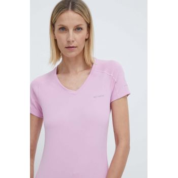 Columbia tricou sport Zero Rules culoarea roz 1533571