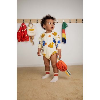 Mini Rodini compleu bebe Squirrels culoarea galben