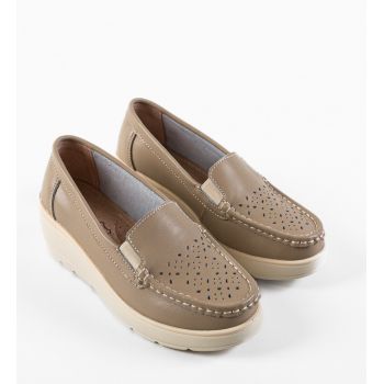 Pantofi Casual Atic Bej