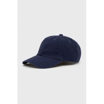 Peak Performance șapcă de baseball din bumbac culoarea albastru marin, neted de firma originala