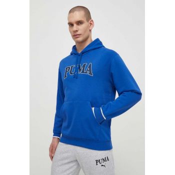 Puma bluză SQUAD bărbați, cu glugă, cu imprimeu 678969