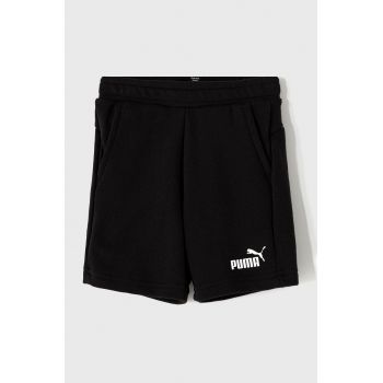 Puma Pantaloni scurți copii 586972 culoarea negru