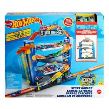 Hot Wheels Garajul Cu Cascadorii