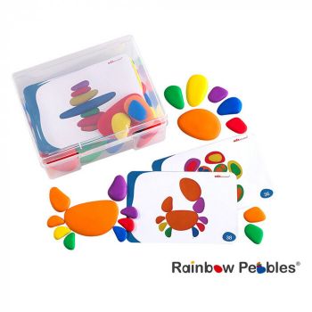 Jucarie Educativa Rainbow Pebbles 36 piese