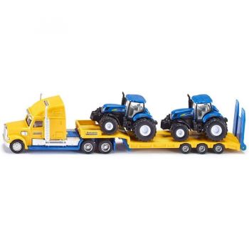 Jucarie FARMER truck with New Holland tractors, model vehicle