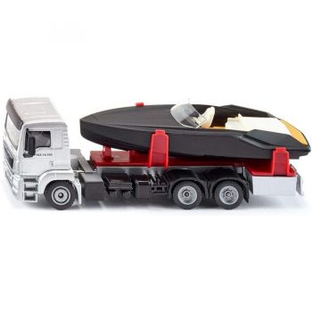 Jucarie SUPER MAN truck with motor boat, model vehicle