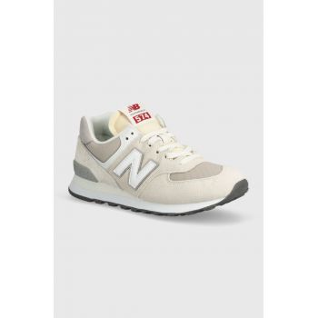 New Balance sneakers 574 culoarea bej, U574RCD