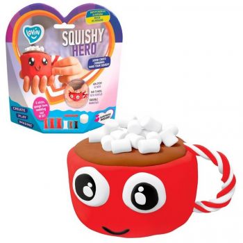 Set Air Clay cu Argila Usoara pentru Modelaj Lovin 6 Culori Squishy Hero Cupcao