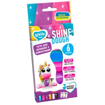 Set Plastilina Lovin Shine 6 Culori x 15gr