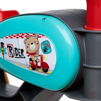 Vehicul de echilibru fara pedale pentru copii Rosu