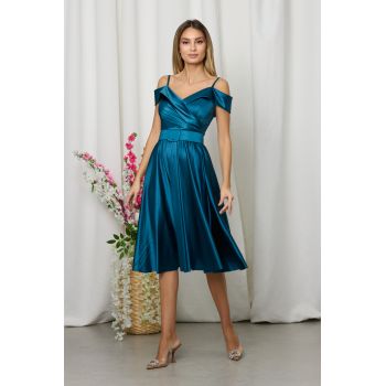 Rochie Ynesa Turcoaz ieftina
