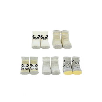 Set de sosete scurte cu model 17125 - 5 perechi