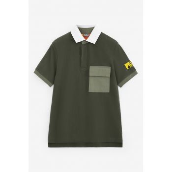 Tricou polo cu imprimeu text