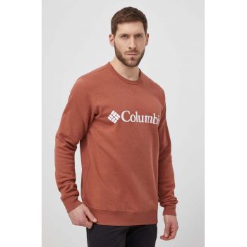 Columbia bluza barbati, culoarea rosu, cu imprimeu de firma original