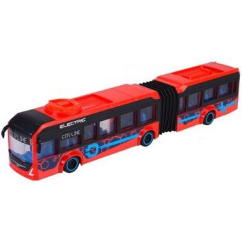 Autobuz Dickie Toys Volvo City Bus 40 cm rosu la reducere