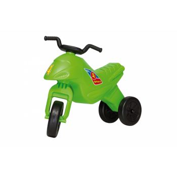 Tricicleta copii fara pedale Dohany mediu Super Bike Verde, actionata cu picioarele recomandata copiilor intre 2 si 5 ani si cu o greutate maxima de 25 kg
