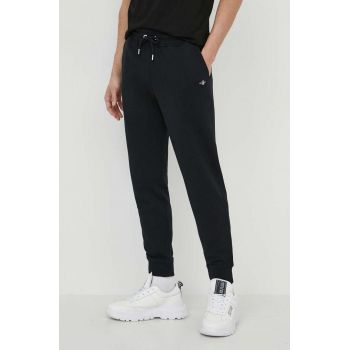 Gant pantaloni de trening culoarea negru, melanj de firma originali