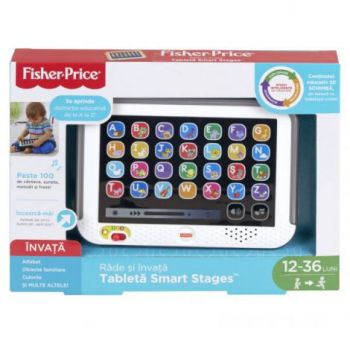 Tableta educativa in limba romana, +12 luni, Fisher Price, L&l