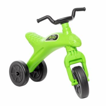 Tricicleta copii cu trei roti fara pedale Dohany EDU Bike Verde, inaltime pana la sezut 28 cm, de la 2 ani pana la greutatea maxima suportata 25 de kg