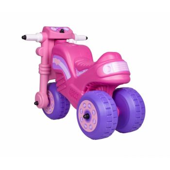 Motocicleta copii fara pedale Dohany Cross 1 Motorbike Roz cu scaun ergonomic, inaltime sezut 29 cm