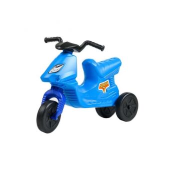 Motocicleta pentru copii fara pedale Dohany Scooter Albastru, inaltime pana la sezut 30 cm, greutate maxima suportata 30 de kg