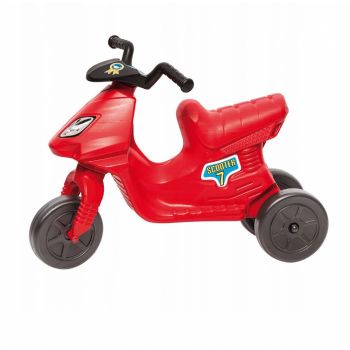 Motocicleta pentru copii fara pedale Dohany Scooter Rosu, inaltime pana la sezut 30 cm, greutate maxima suportata 30 de kg